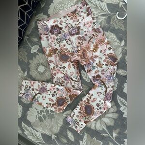 Jessica Simpson Pink Floral Active Top
